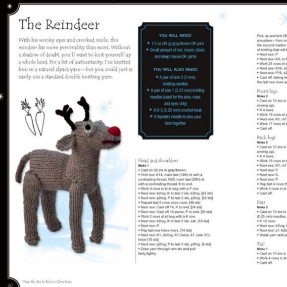 5/$20 NEW 'Twas the KNITS Before Christmas Knitting Projects & Story Book - Picture 4 of 6